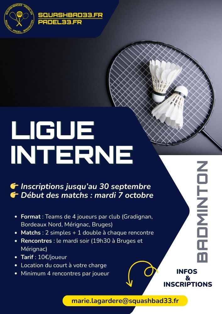 ligue badminton